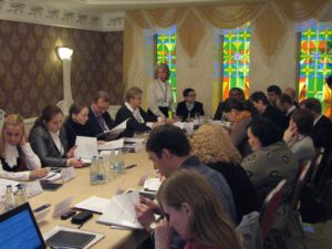 Ukrainian Ministry of Health, USAID, WHO and SIAPS staff were among some of the participants at the Ukrainian pharmacovigilance stakeholder's meeting.