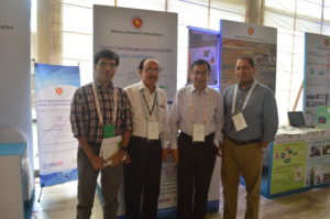 SIAPS Bangladesh team in front of the booth